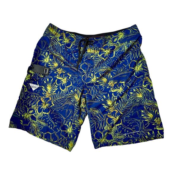 Columbia PFG swim board shorts bottle opener men’s 38 UPF 50 fish responsibly - Picture 1 of 7